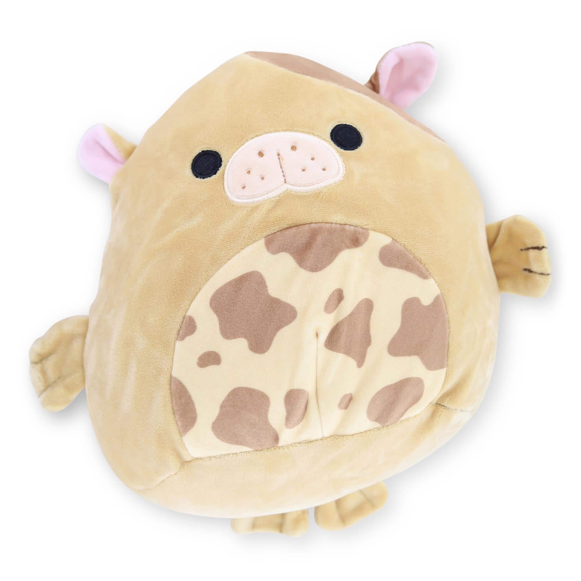 Kellytoy - Squishmallow 12 Inch Sea Life Plush | Bittie the Chocolate Milk Sea Cow - Brown