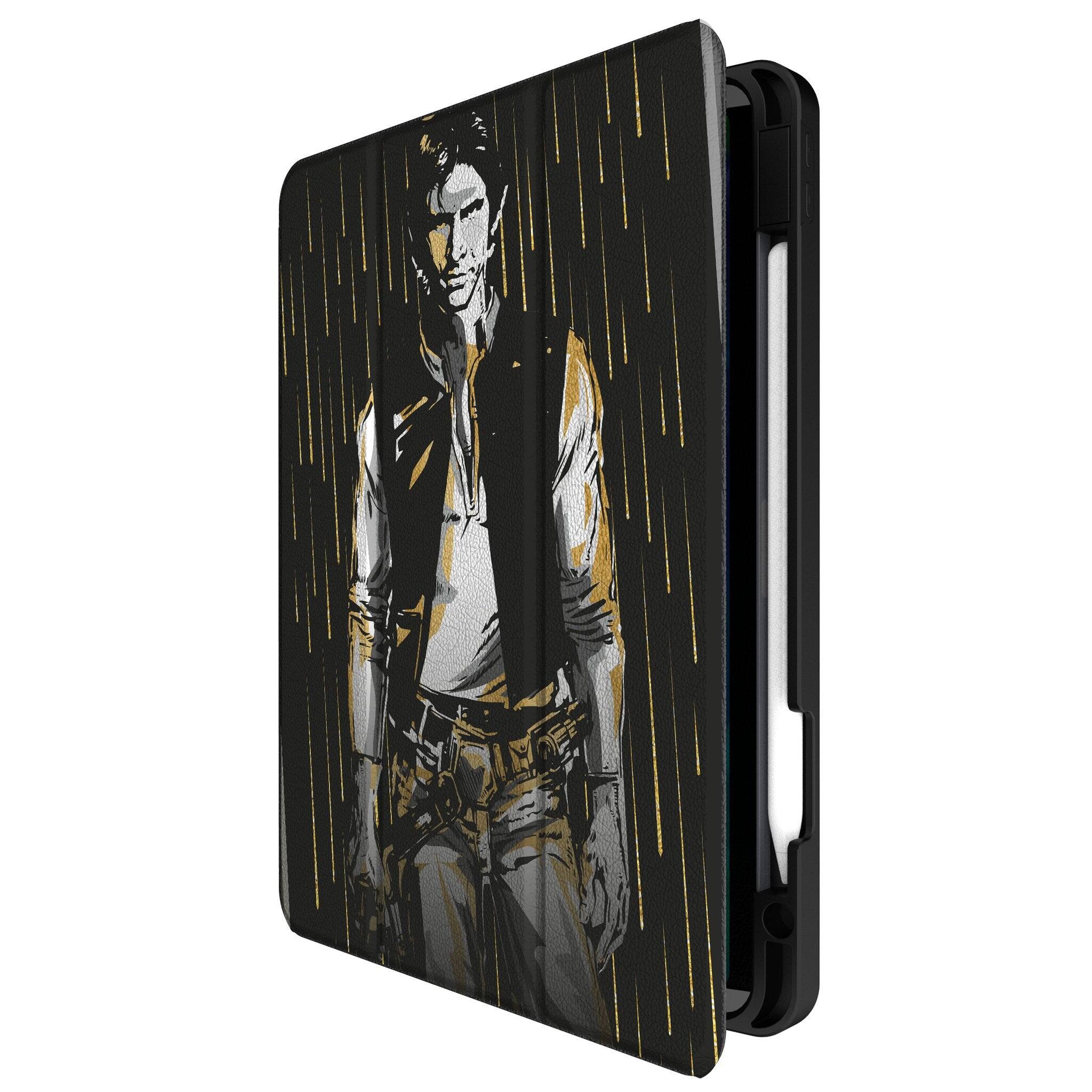 Angle. Keyscaper - Star Wars: A New Hope Portrait Tablet Case - Apple iPad Pro 12.9in (6th/5th Gen) - Han Solo.