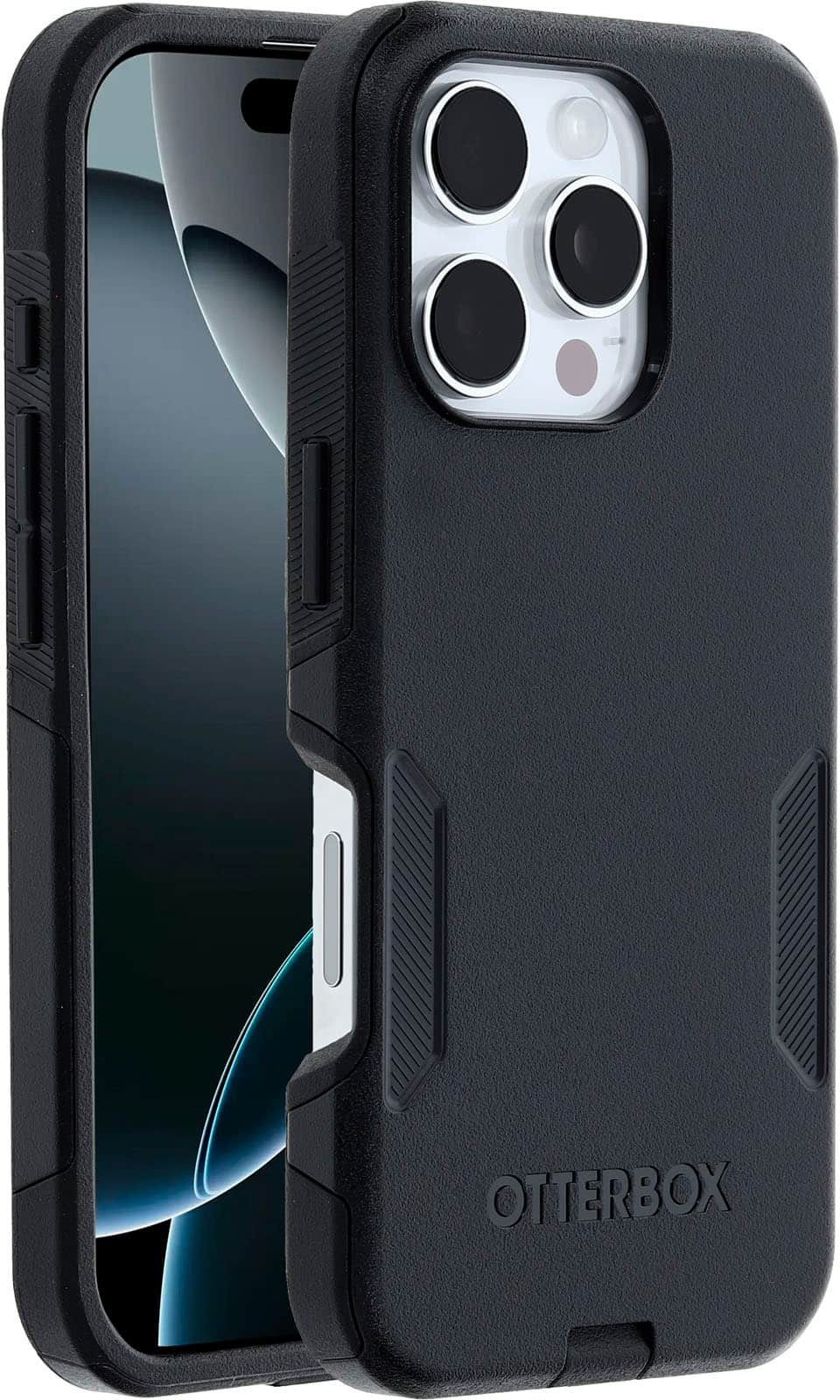 Alt View Zoom 1. OtterBox - Commuter Series Hard Shell for MagSafe for Apple iPhone 16 Pro - Black.