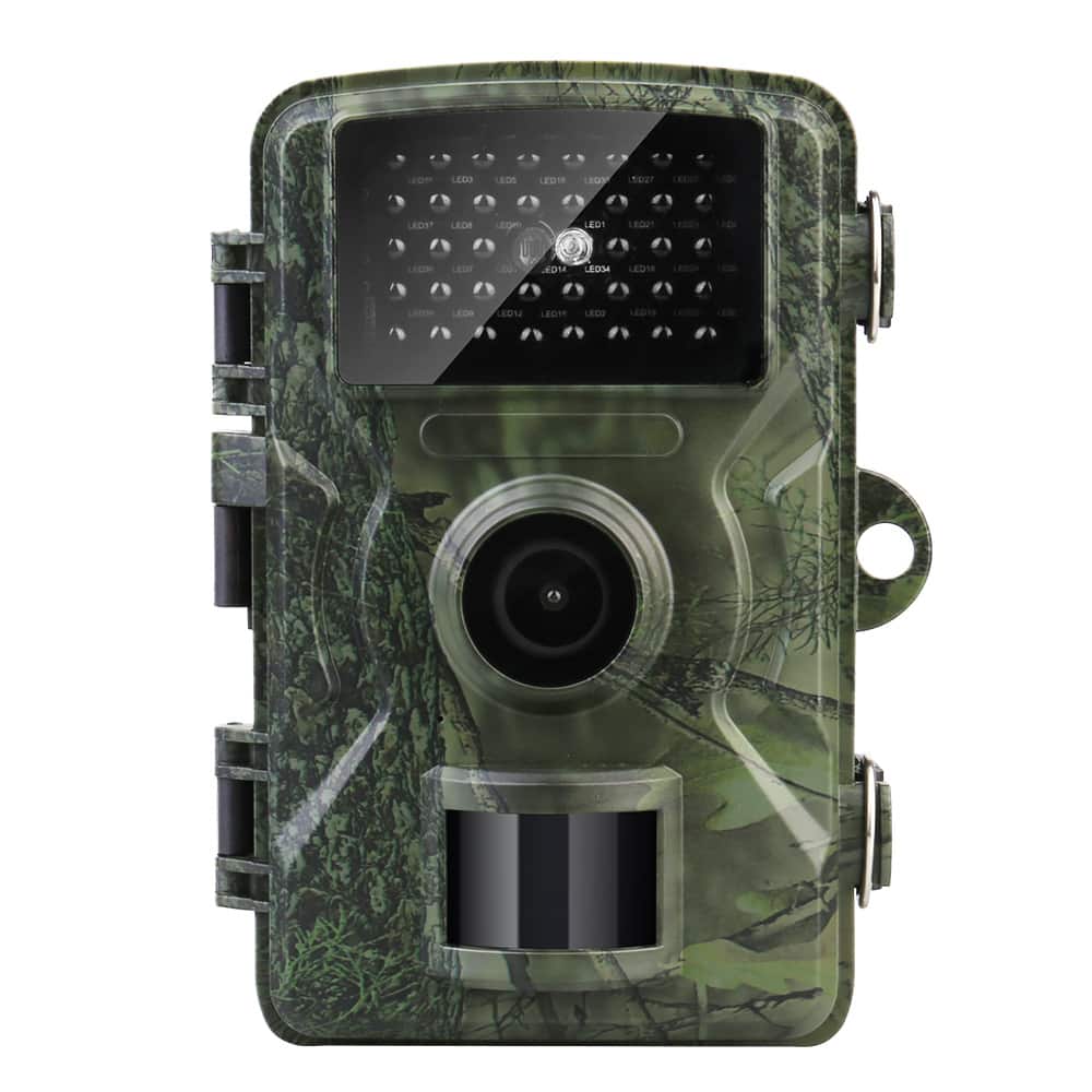 Cluzine - 12MP Trail Camera, 1080P HD, IP66 Waterproof, Night Vision with 2.0" Screen for Wildlife Hunting