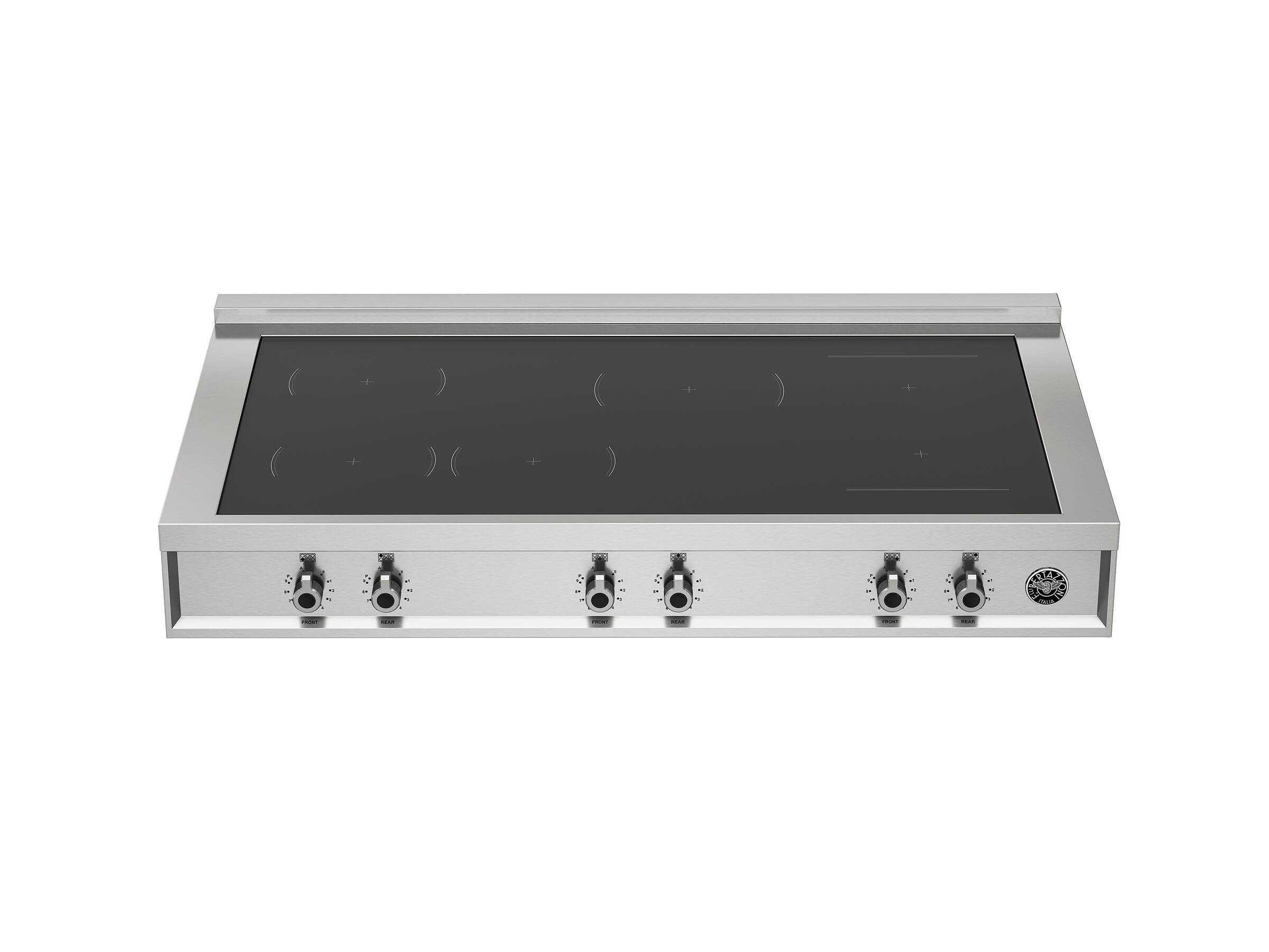 Bertazzoni - Professional Series 48" 6-Element Electric Induction Rangetop - Stainless Steel