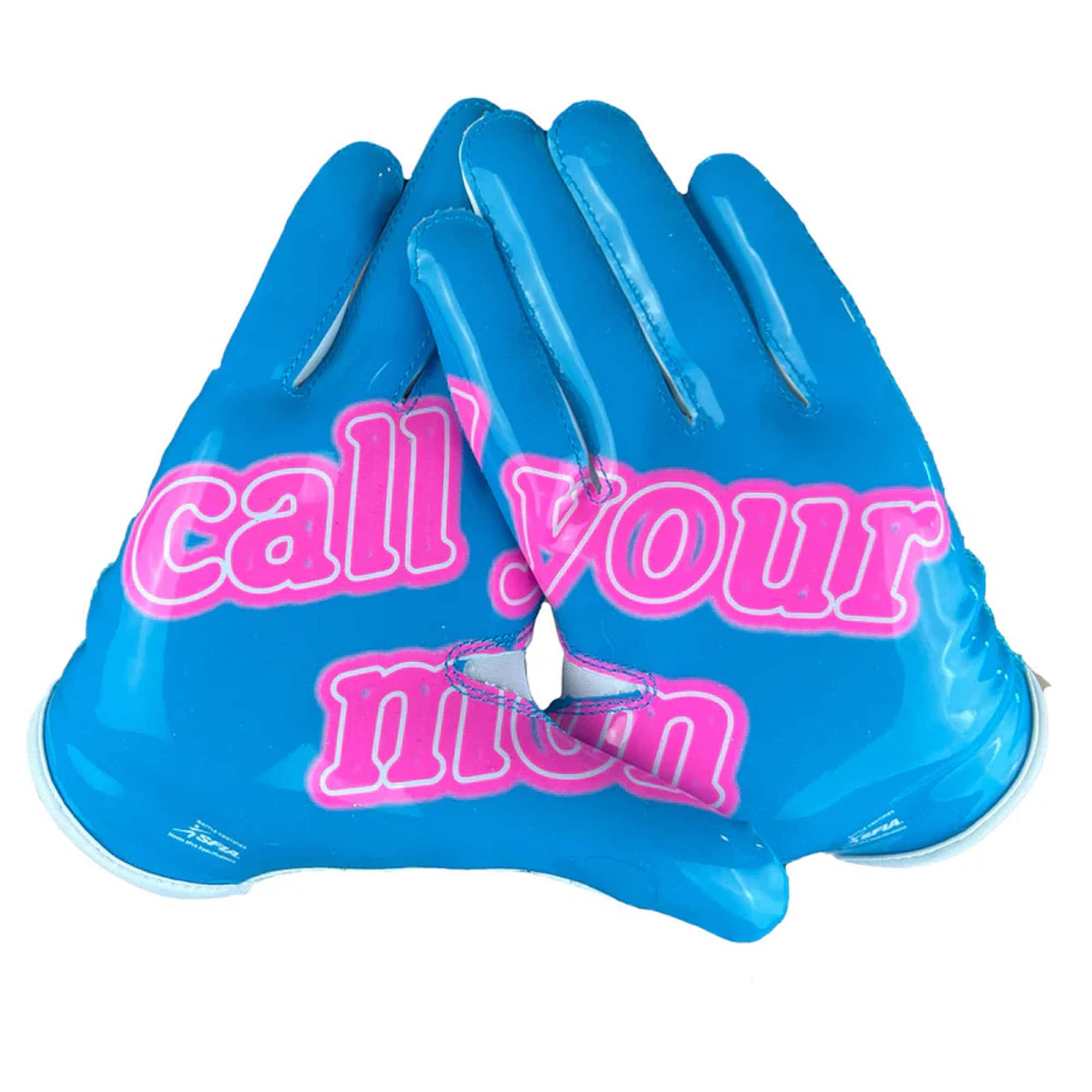 Battle Sports - Doom Speed Receiver Football Glove, Call Your Mom, Adult, L - Blue/White price history on PriceWatchPro