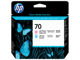 HP - 70 Light Magenta and Light Cyan DesignJet Printhead, C9405A