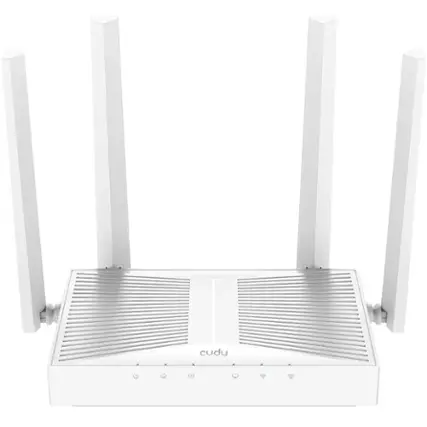 Front. Cudy - WR3000E AX3000 Gigabit Dual Band Wi-Fi 6 Mesh Router, MU-MIMO, OFDMA, WireGuard, OpenVPN, WPA3, APP - white - white.
