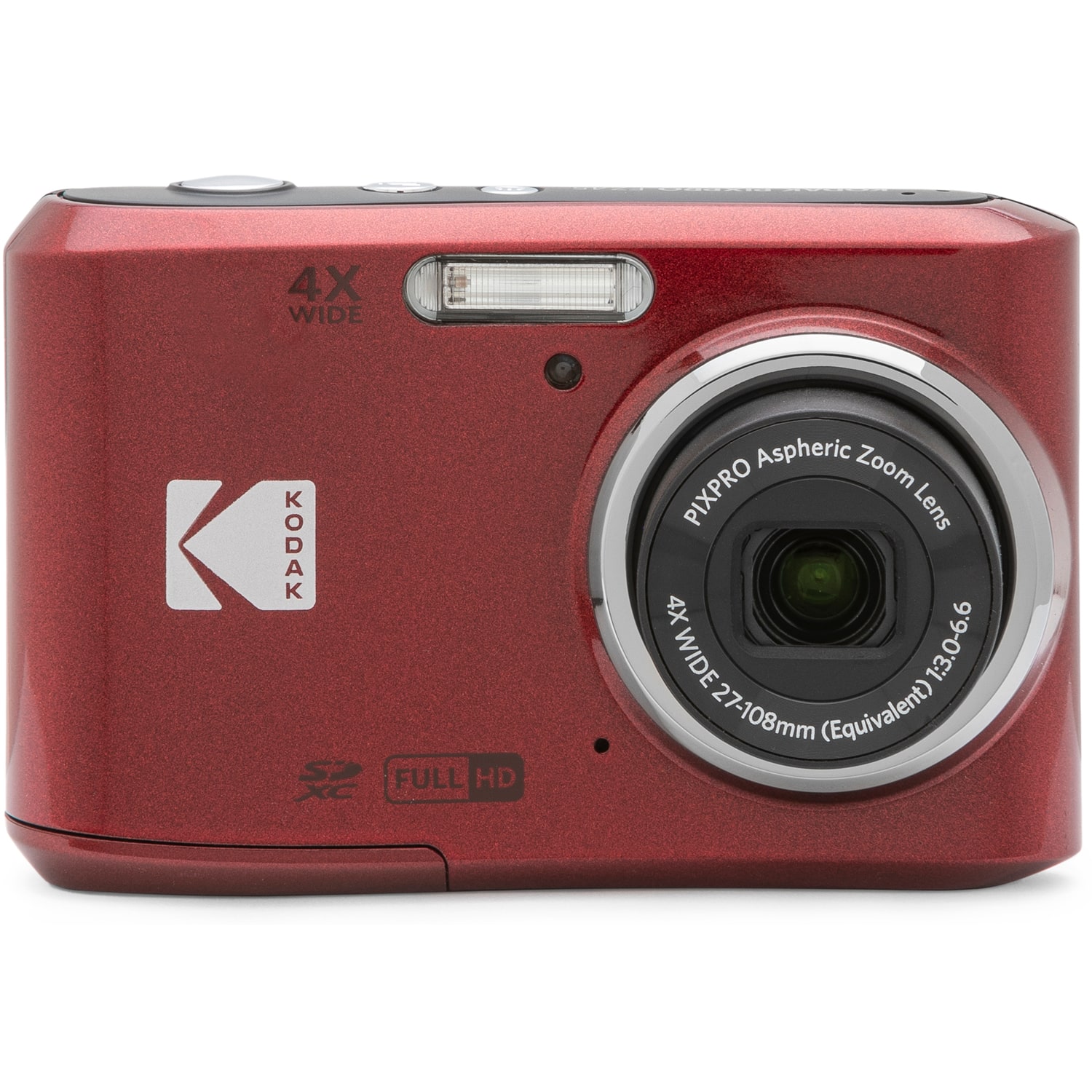 Kodak PIXPRO FZ45 16MP Digital Camera Red +Lexar 32GB Memory Card