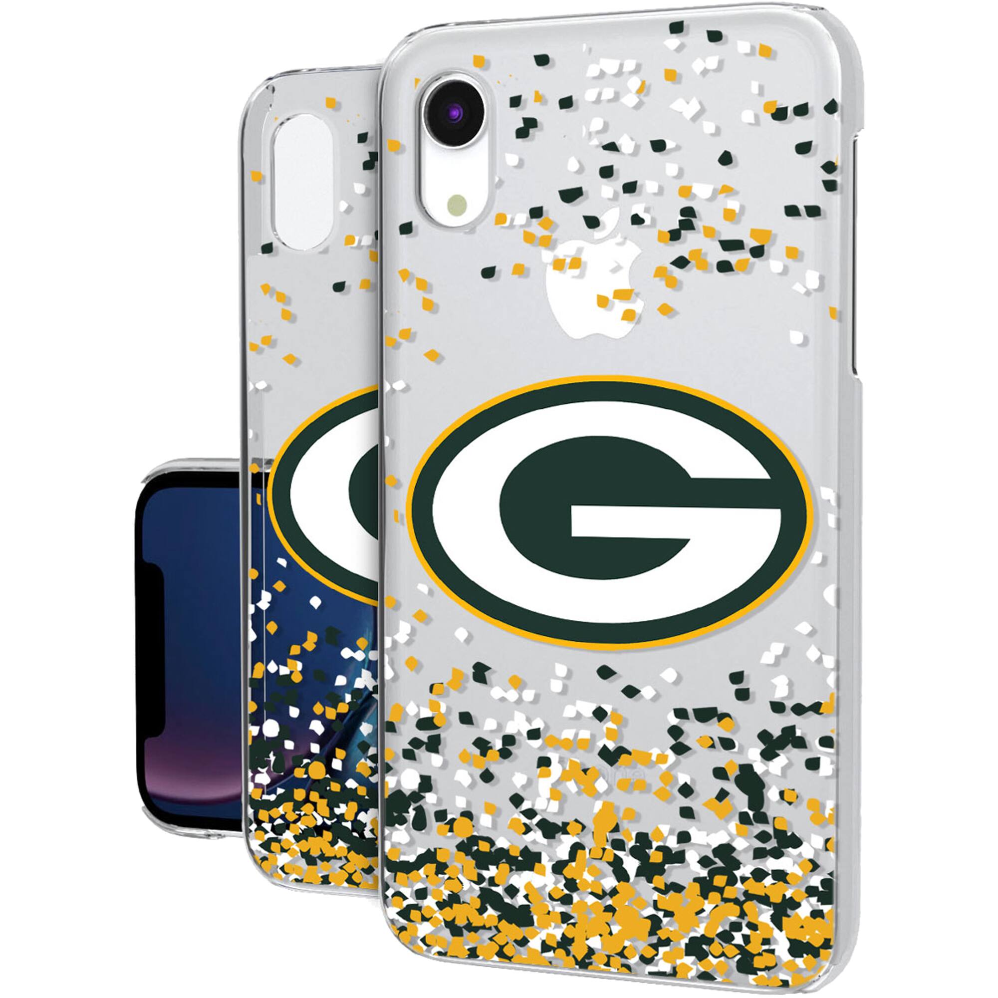 Keyscaper - NFL - Green Bay Packers iPhone Clear Case with Confetti Design - 14 - Multicolor price history on PriceWatchPro