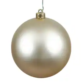 Vickerman - 8" Matte Ball UV Drilled Cap - Champagne