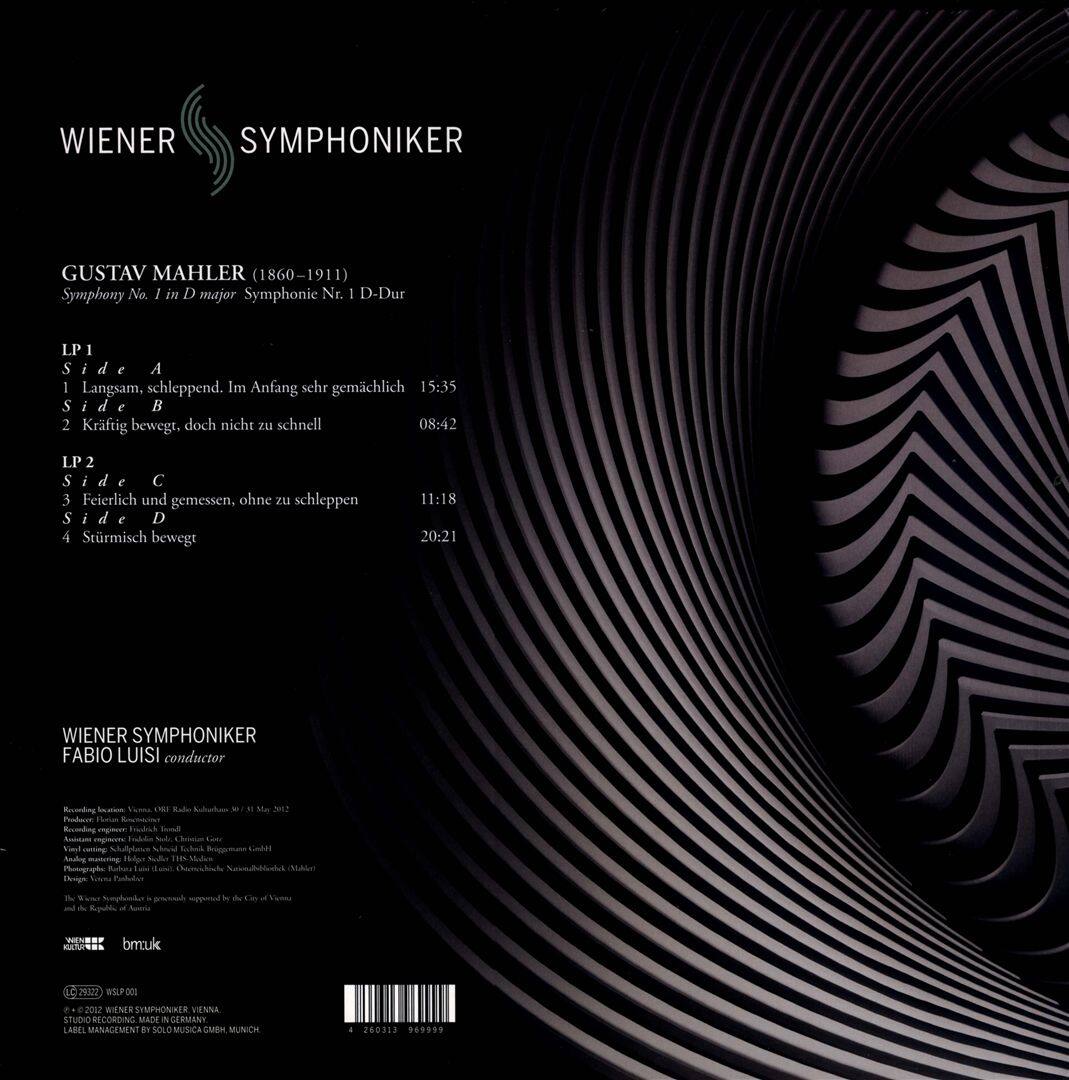 Back. Mahler: Symphony No. 1 [LP].