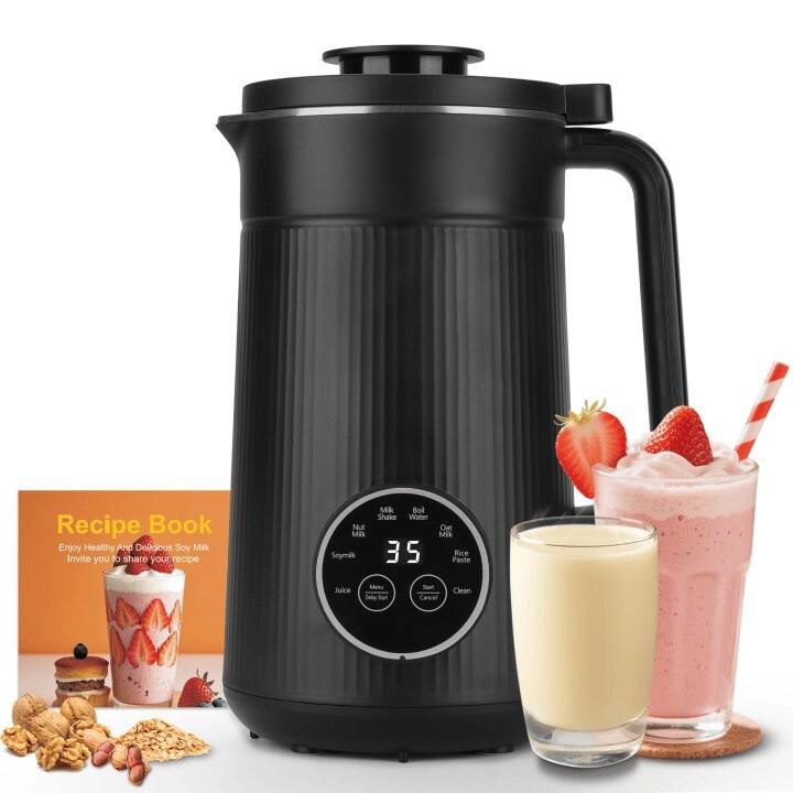 Recipe Book  
Enjoy Healthy And Delicious Soy Milk  
Invite you to share your recipe  

35  
Boil Water  
Out Milk  
Rice Paste  
Soy Milk  
Juice  
Menu  
Start  
Cancel  
Clean