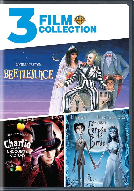Beetlejuice/Charlie and the Chocolate Factory/Corpse Bride (DVD Triple Feature) [DVD]