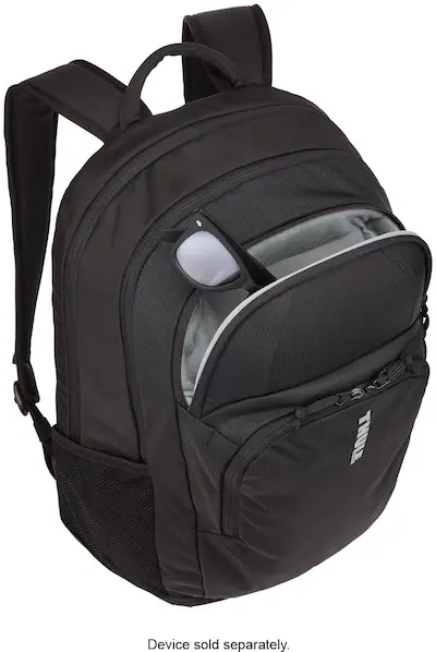black backpack 15 laptop padded vertical sleeves mp3 Fjllrven Kanken - Laptop Sleeve, Durable Vinylon Fabric and casual style to transition from the work week to the weekend Amazon.com: ESTARER Mens Laptop Backpack