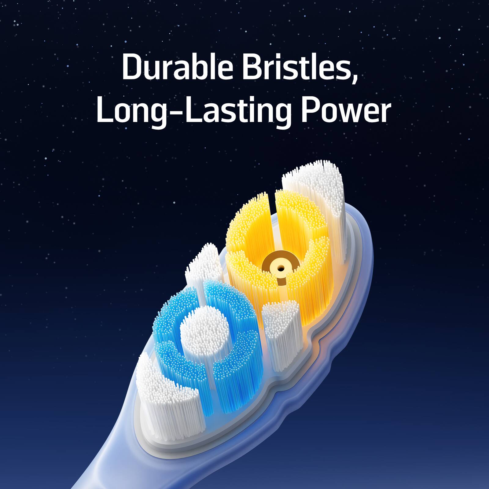 Durable Bristles, Long-Lasting Power