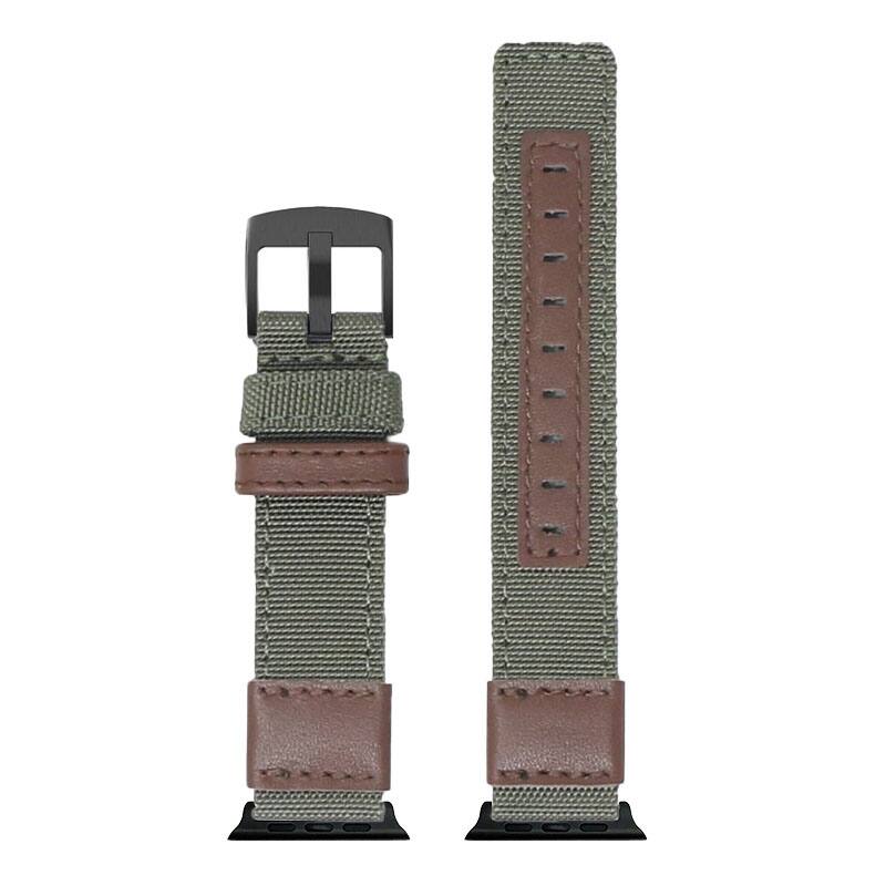 Green & Brown (Silver Hardware)