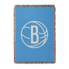 Chad & Jake - Brooklyn Nets Woven Blanket - Blue