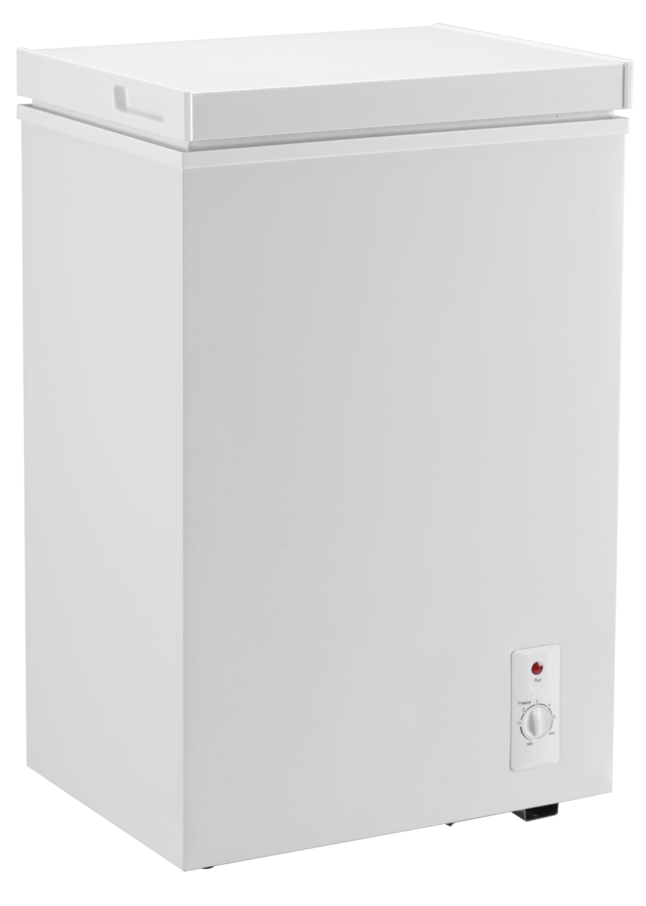 Alt View 3. Loheer - 2.8 Cu. Ft. Compact Chest Freezer with Adjustable Thermostat & Removable Basket - WHITE.