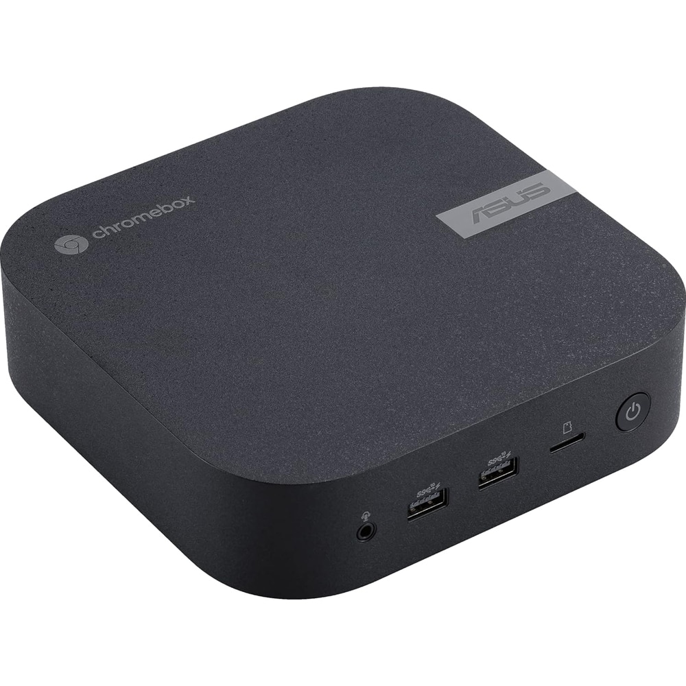 ASUS - Chromebox 5 Enterprise Mini Desktop Computer CHROMEBOX5-S7057UNEN - Black