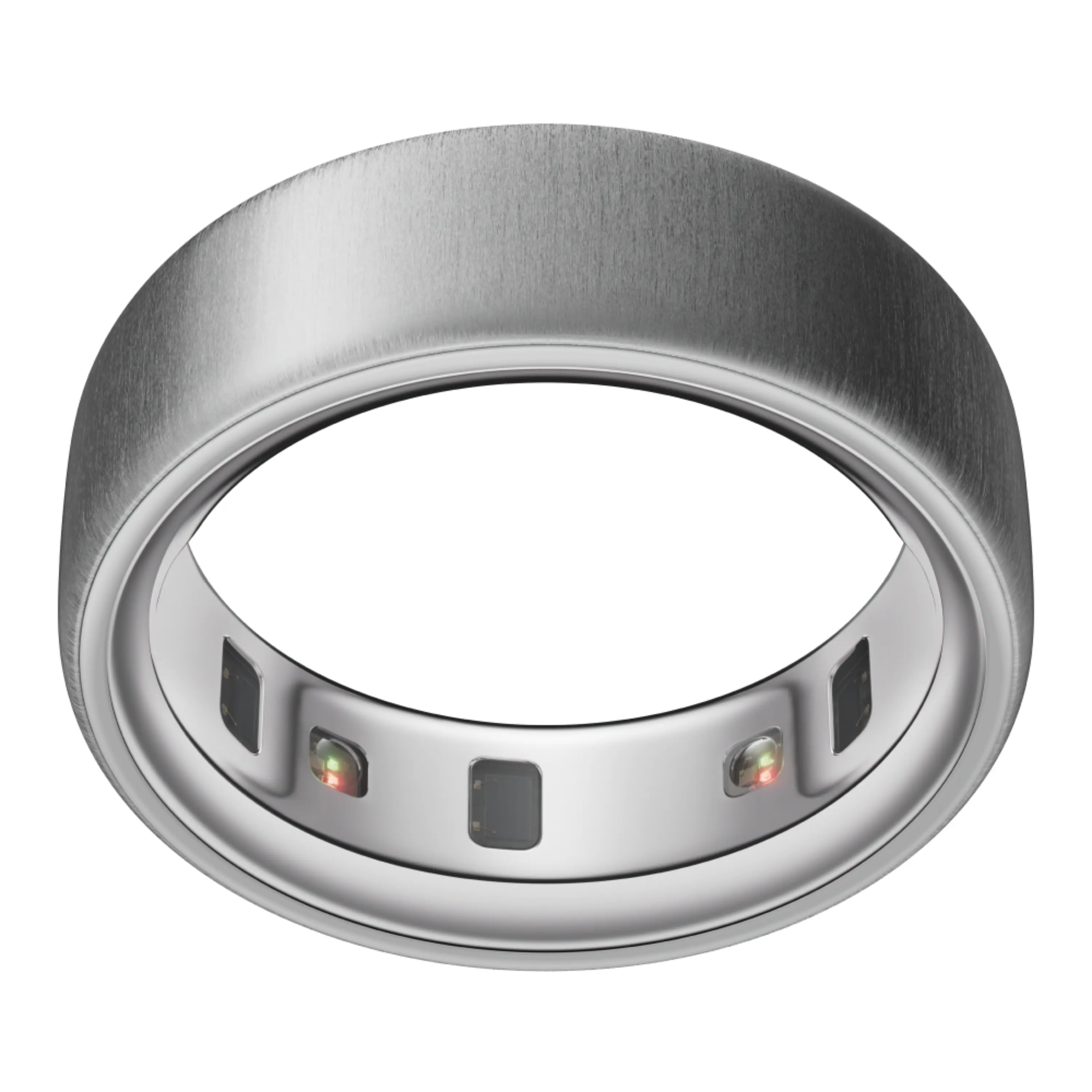 Oura - Ring 4 - Smart Ring - Size Before You Buy with OR4 Sizing Kit - Size 8 - Brushed Silver - (2024)
