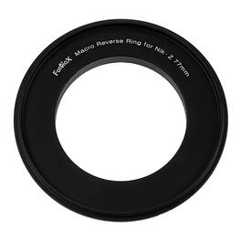 Fotodiox - 77mm Macro Reverse Ring for Nikon Z-Mount Cameras - Reverse Filter Thread to Camera Mount Adapter