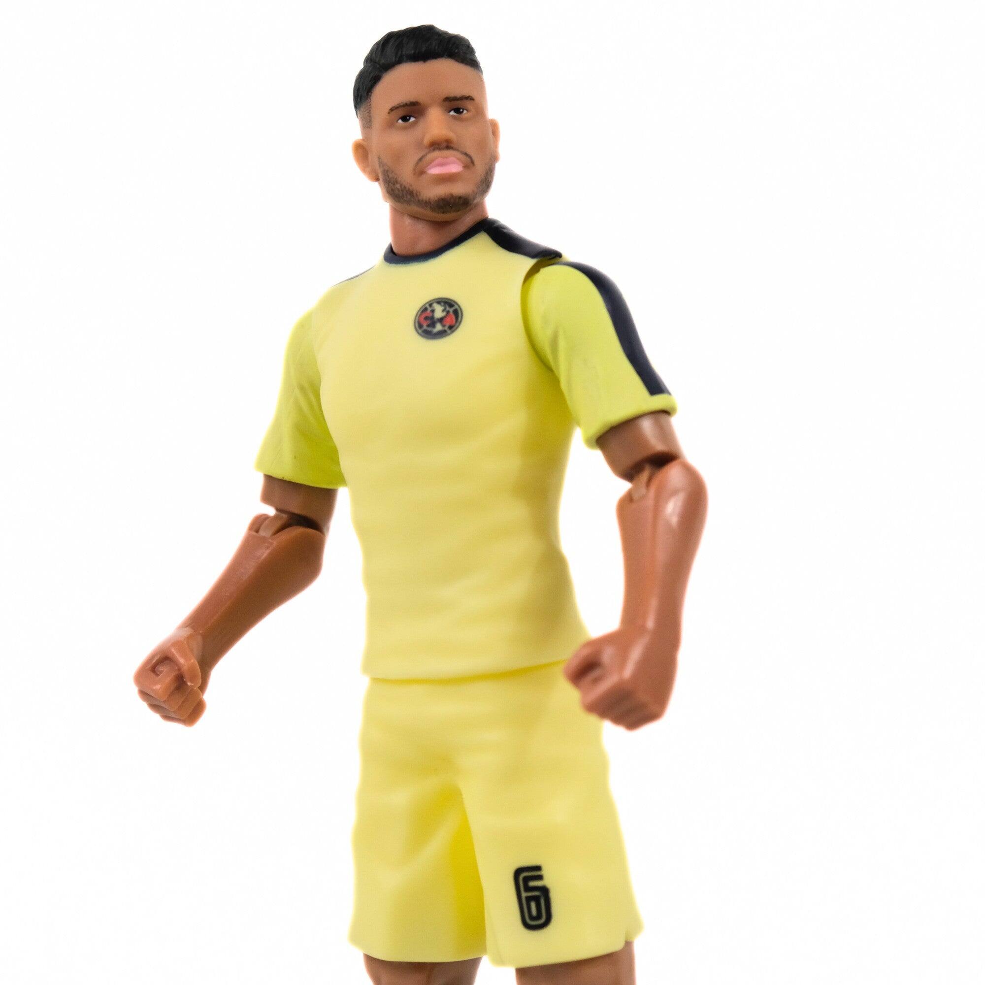 Alt View 5. Banbo Toys - Banbo Toys SOCKERS Club América Jonathan Dos Santos 8" Collectible Soccer Action Figure.