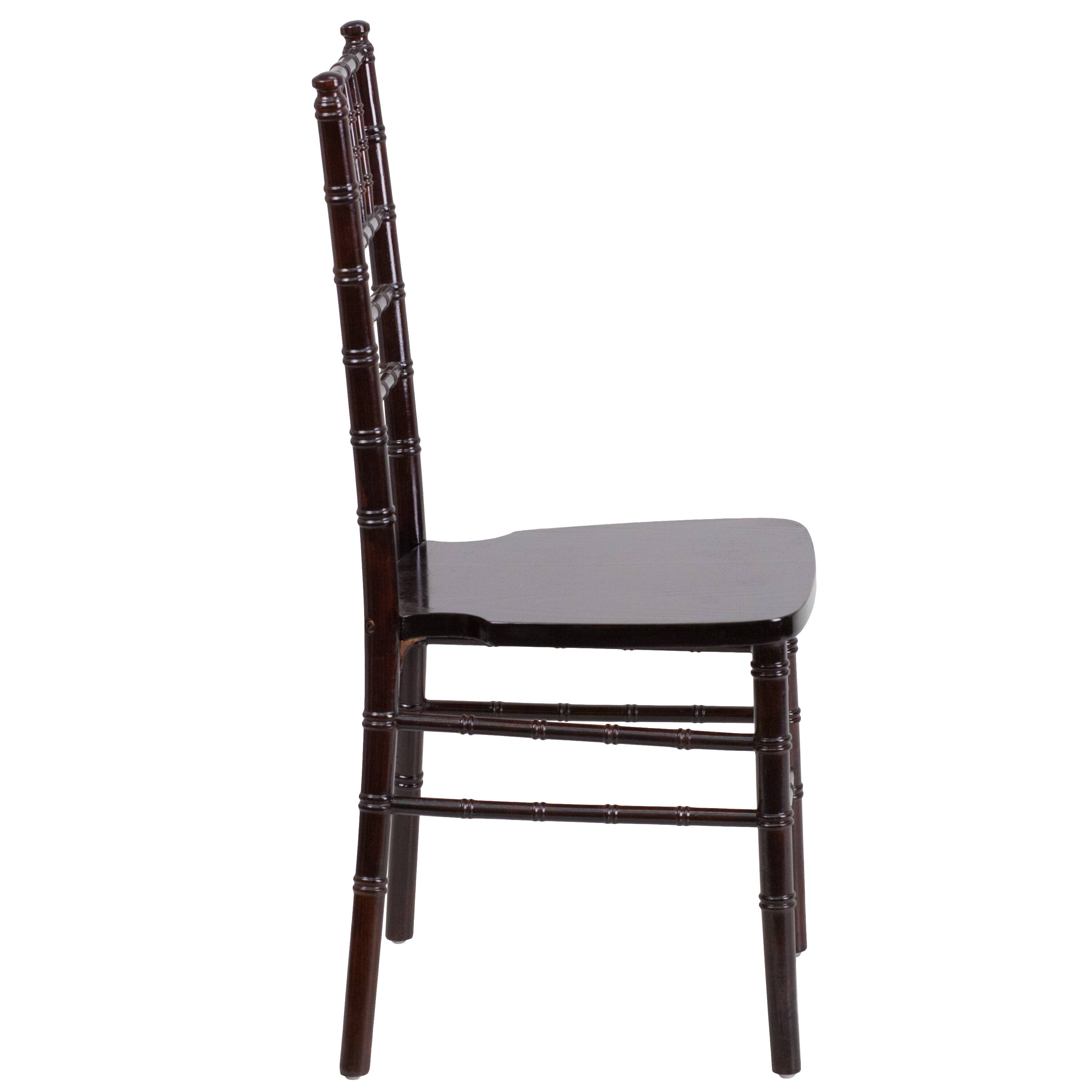 Alt View 6. Emma + Oliver - Wedding & Event Wood Chiavari Dining Chair - Walnut.