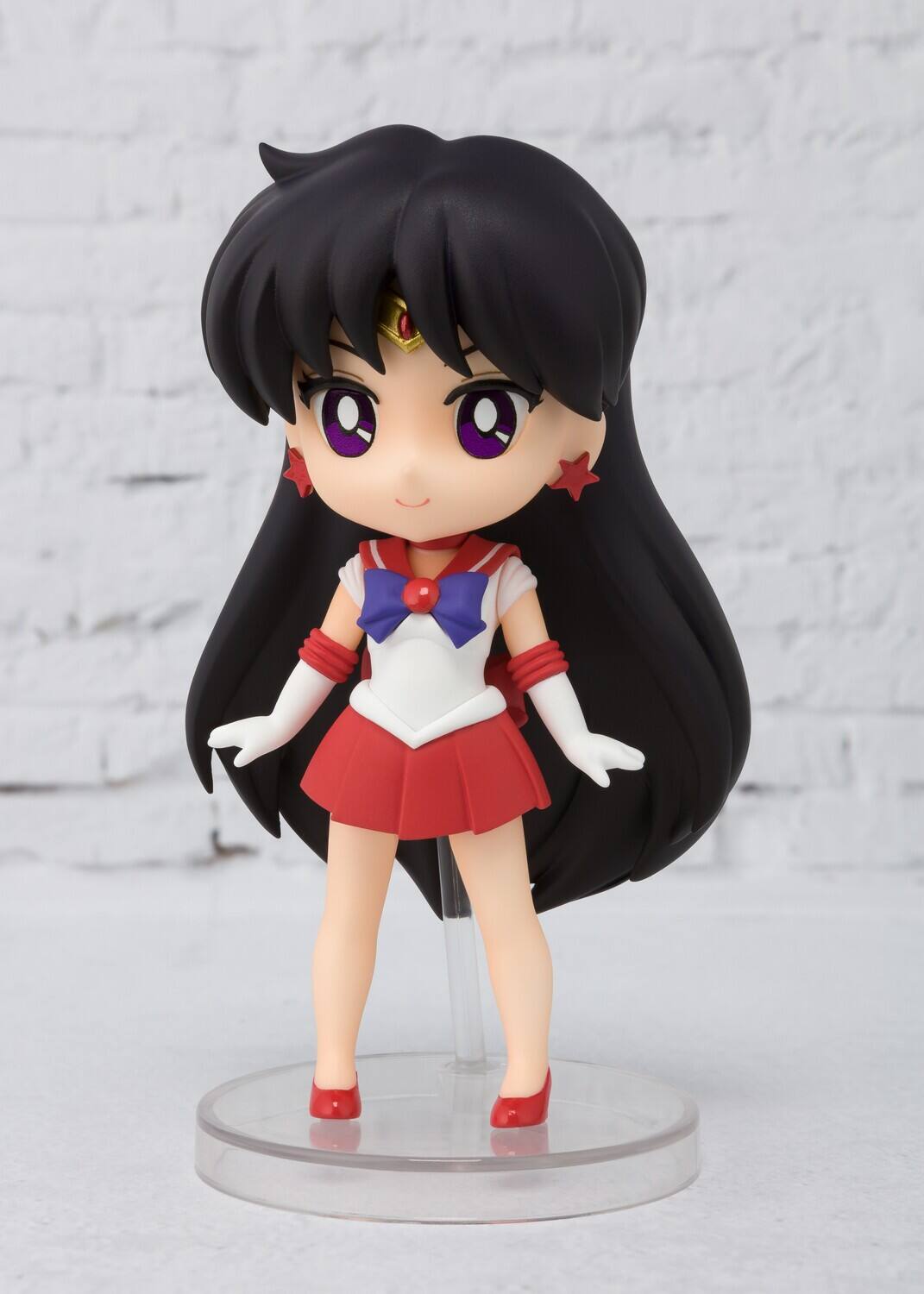 Alt View 1. Bandai - Tamashii Nations - Pretty Guardian Sailor Moon - Figuarts Mini - Sailor Mars   - COLLECTIBLES - Multicolor.