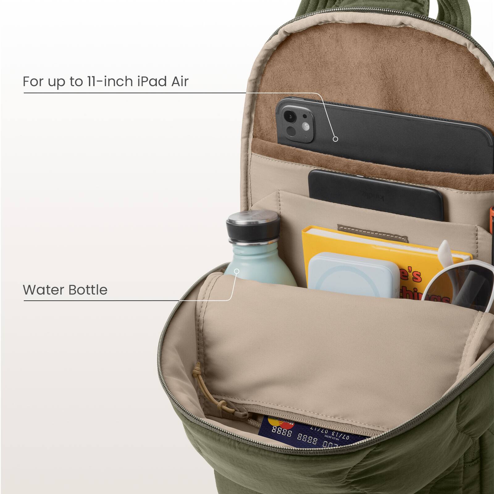 For up to 11-inch iPad Air  
Water Bottle  
e's  
8888 41/LO 8888 1 S1/ 002