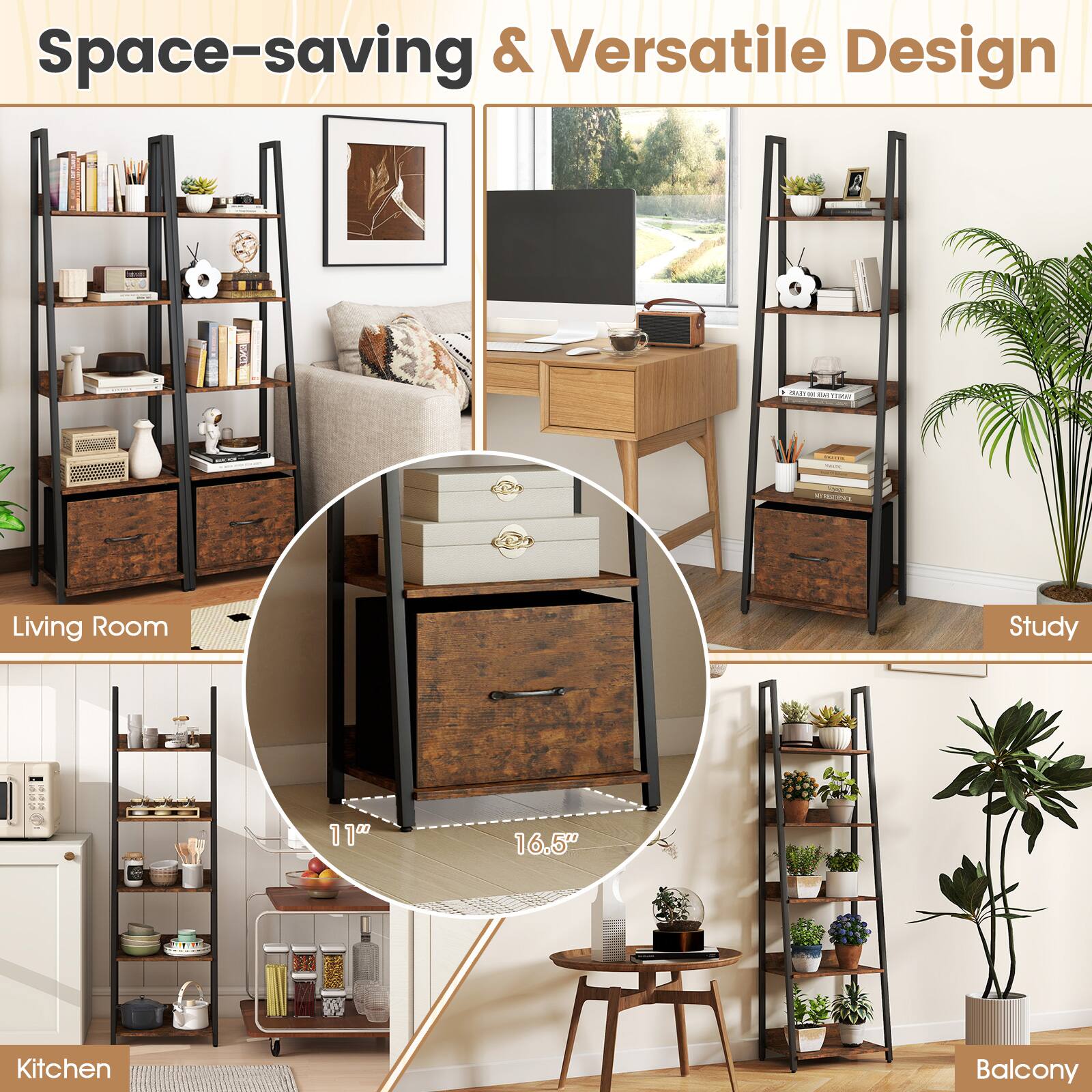 Space-saving & Versatile Design

Living Room
Study
Kitchen
Balcony

11" x 16.5"