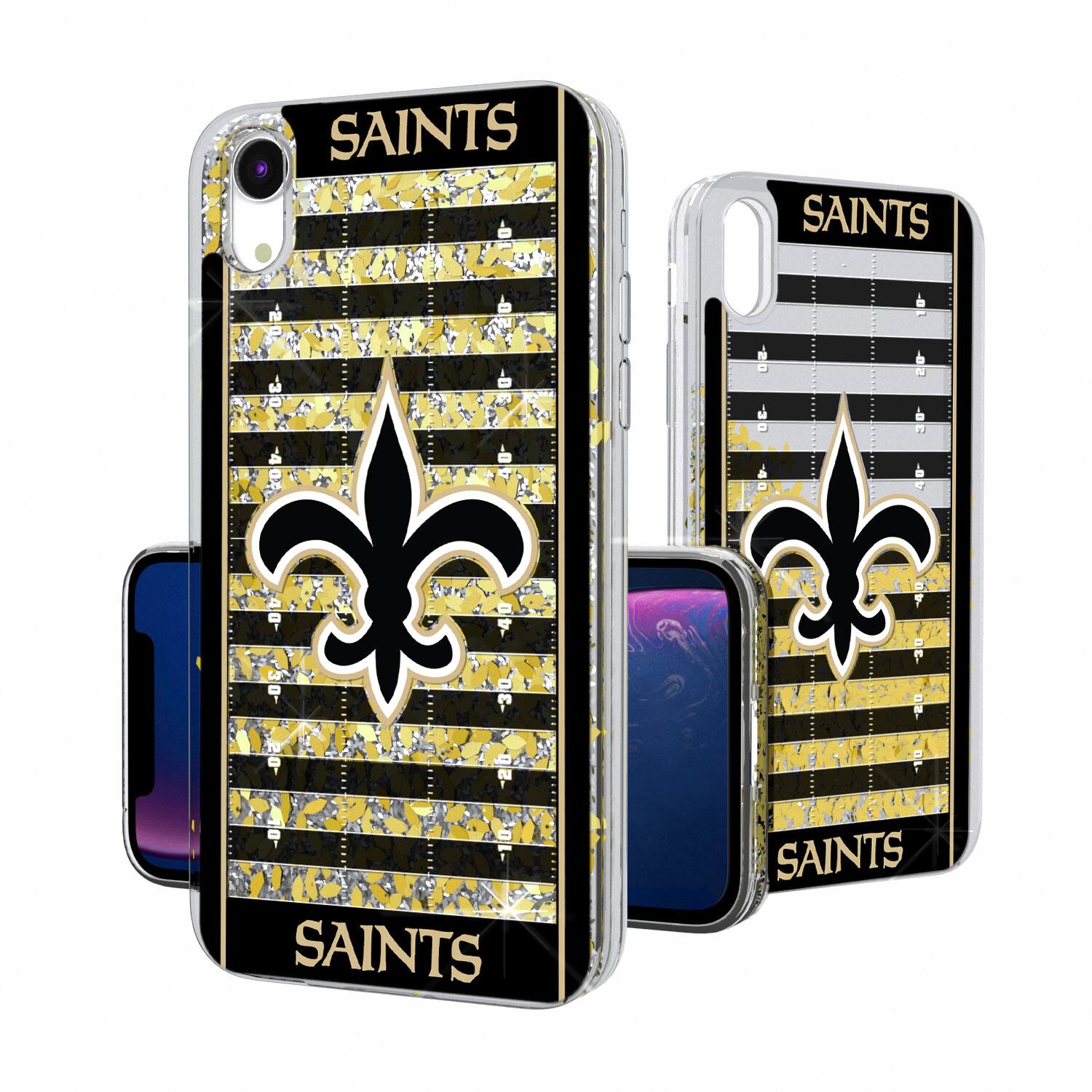 Keyscaper - NFL - New Orleans Saints iPhone Field Design Glitter Case - 15 - Multicolor price history on PriceWatchPro