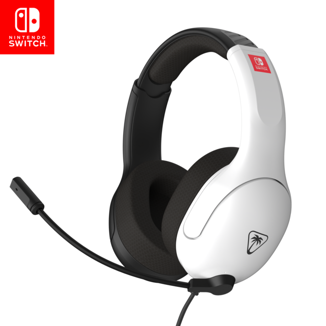 Turtle Beach - Airlite Fit Wired Over-Ear Gaming Headset for Nintendo Switch, Nintendo Switch Lite & Nintendo Switch - OLED Model - White & Black