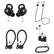 Front. SaharaCase - Silicone Accessories Kit for Apple AirPods 3 (3rd Generation) - Black.