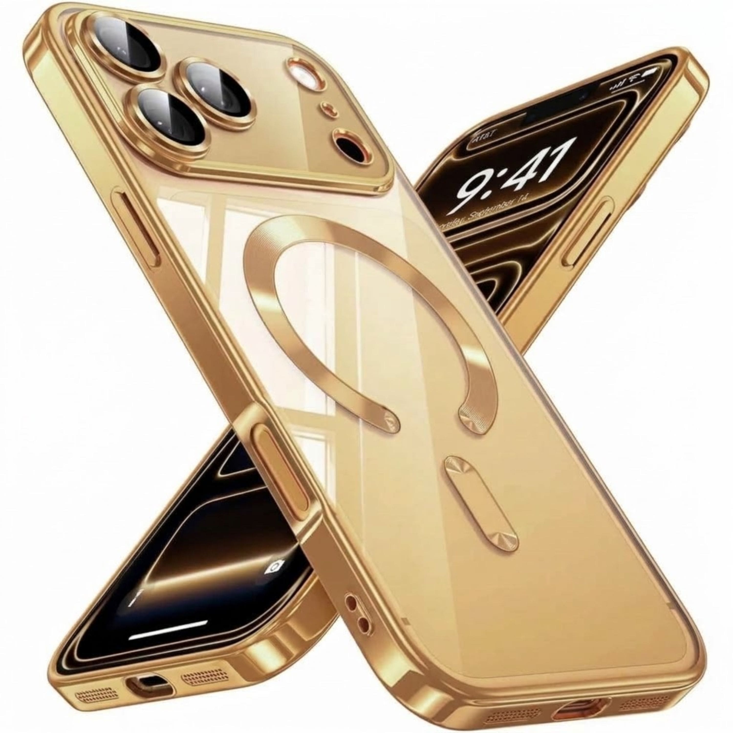 Kitcheniva - Durable Shockproof Case With For iPhone 18 Pro - Gold