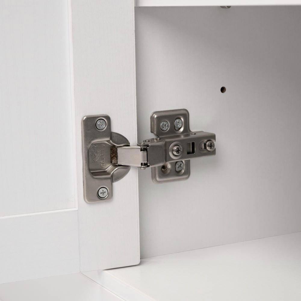 Alt View 10. Kadyn - 63" Fluted Sideboard Cabinet with Storage for Kitchen and Dining Room - White - White.