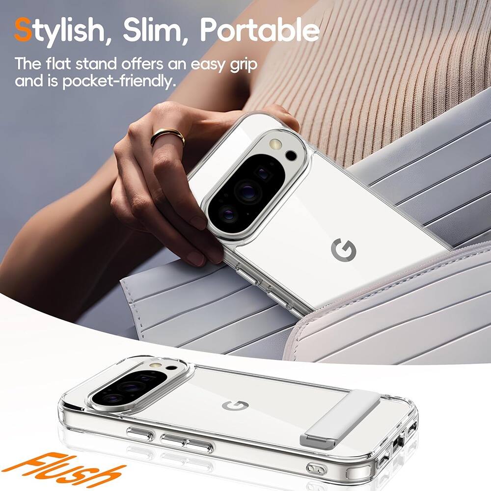 Stylish, Slim, Portable

The flat stand offers an easy grip and is pocket-friendly.

Flush