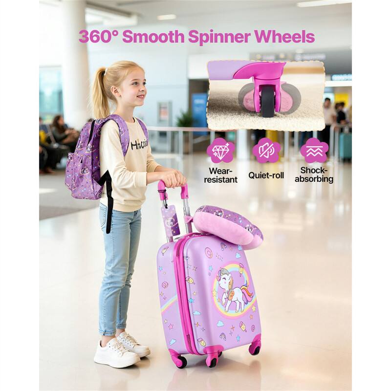 360° Smooth Spinner Wheels

- Wear-resistant
- Quiet-roll
- Shock-absorbing