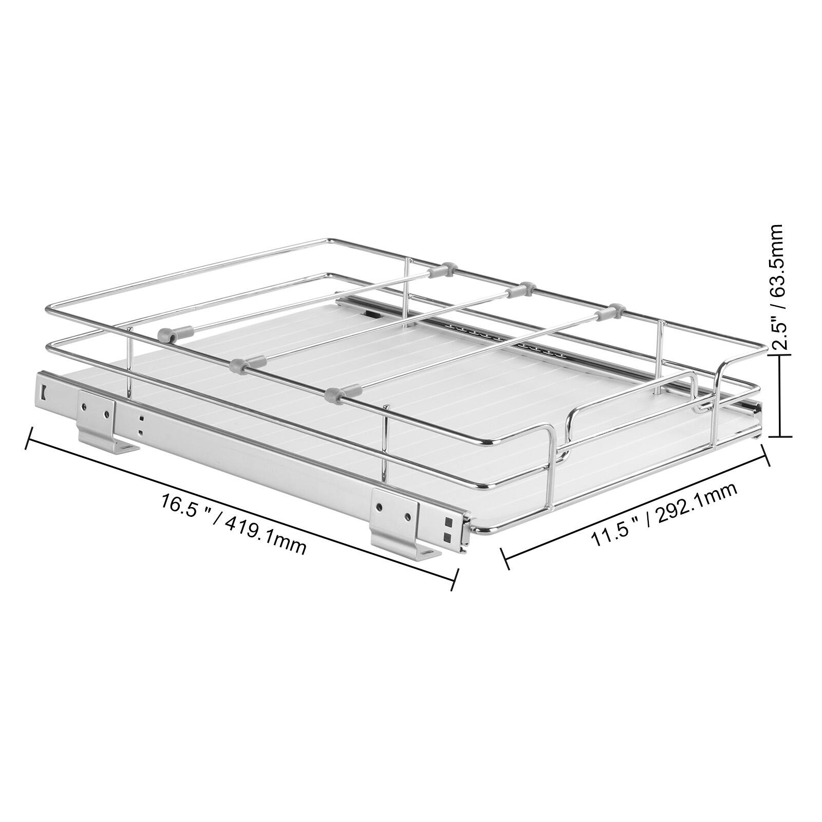 The corrected and grouped measurements from the image are:

- Length: 16.5" / 419.1mm
- Width: 11.5" / 292.1mm
- Height: 6.5" / 165mm