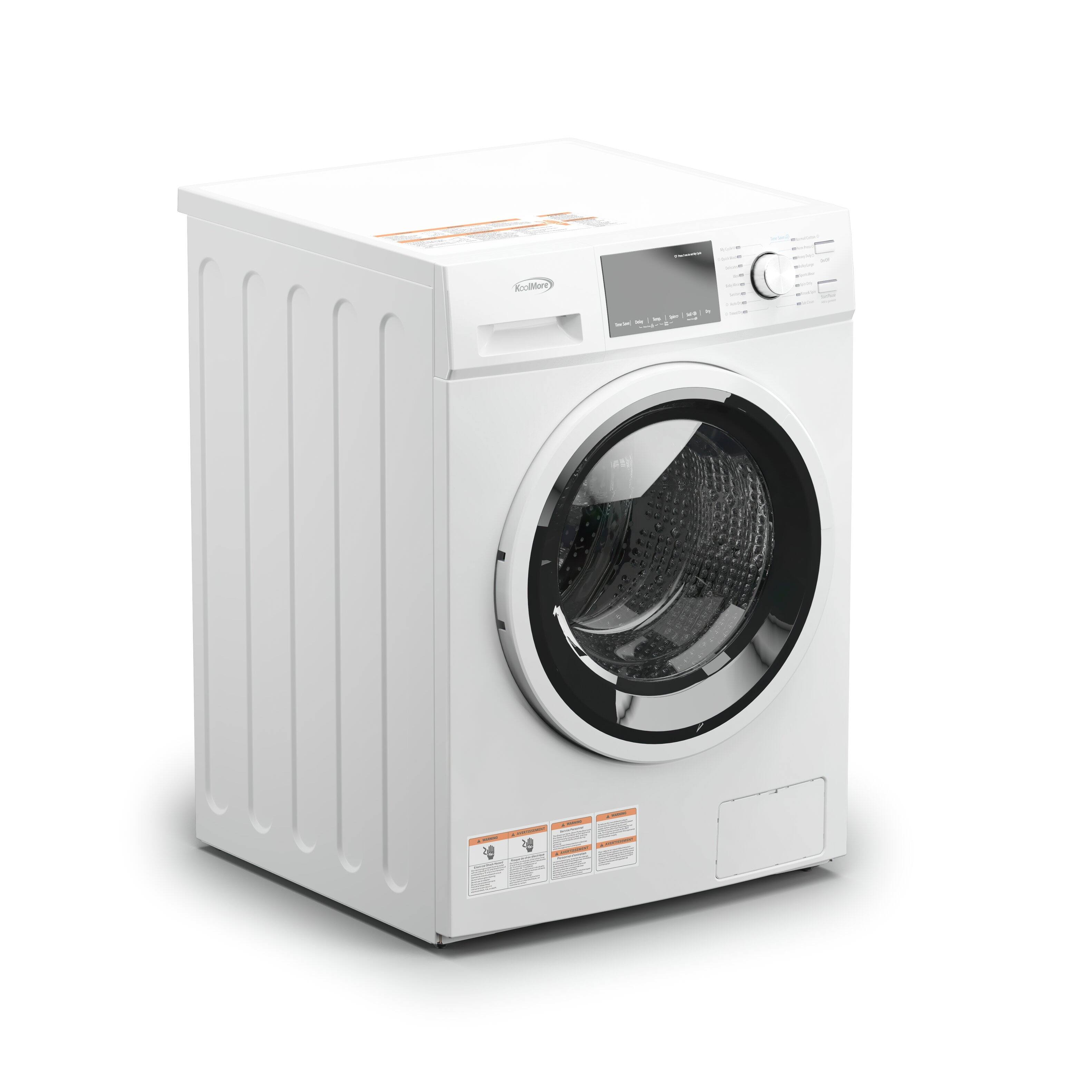 Alt View 8. Koolmore - 2.7 cu. ft. All-in-One Washer & Dryer Combo in White, FLC-3CWH. - White.