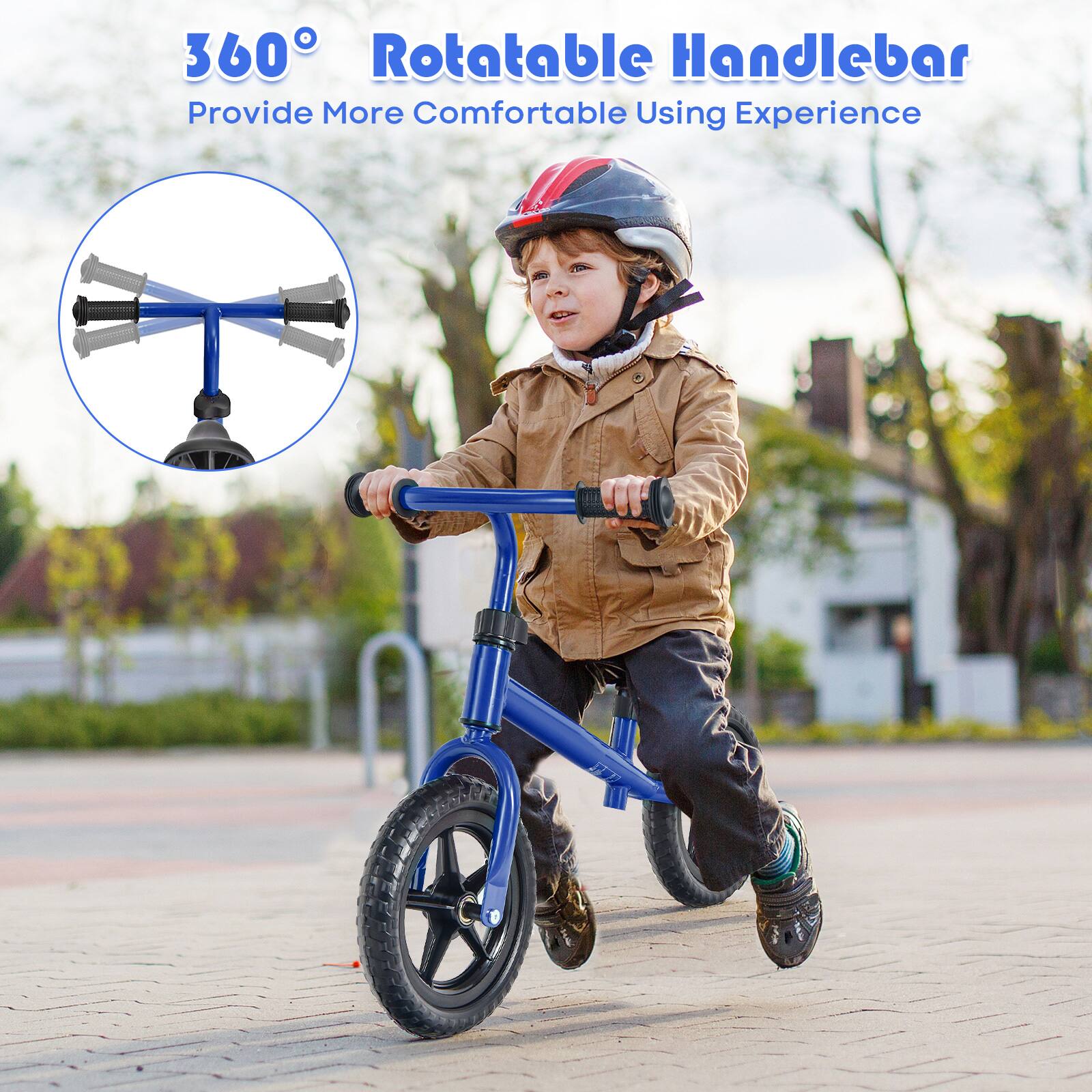 360° Rotatable Handlebar  
Provide More Comfortable Using Experience