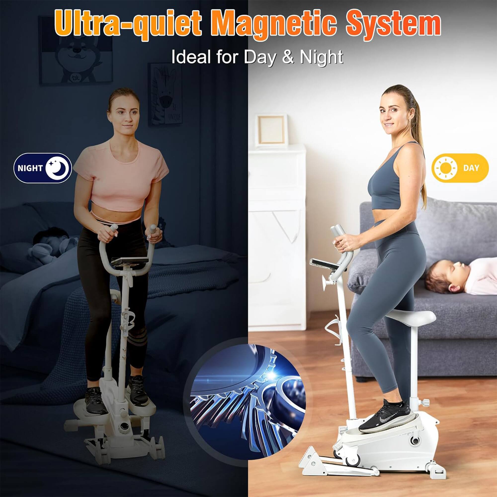 Ultra-quiet Magnetic System  
Ideal for Day & Night