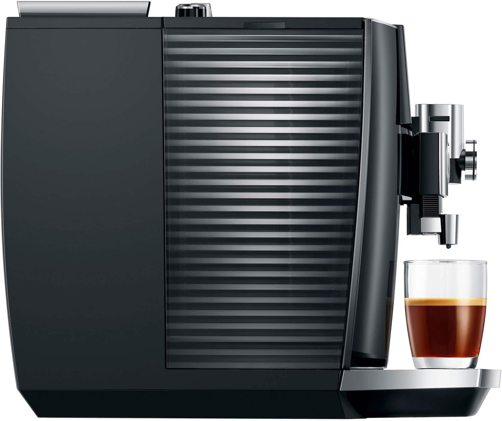 Alt View 1. JURA - J8 twin Automatic Single Serve Coffee Maker and Espresso Machine - Black.