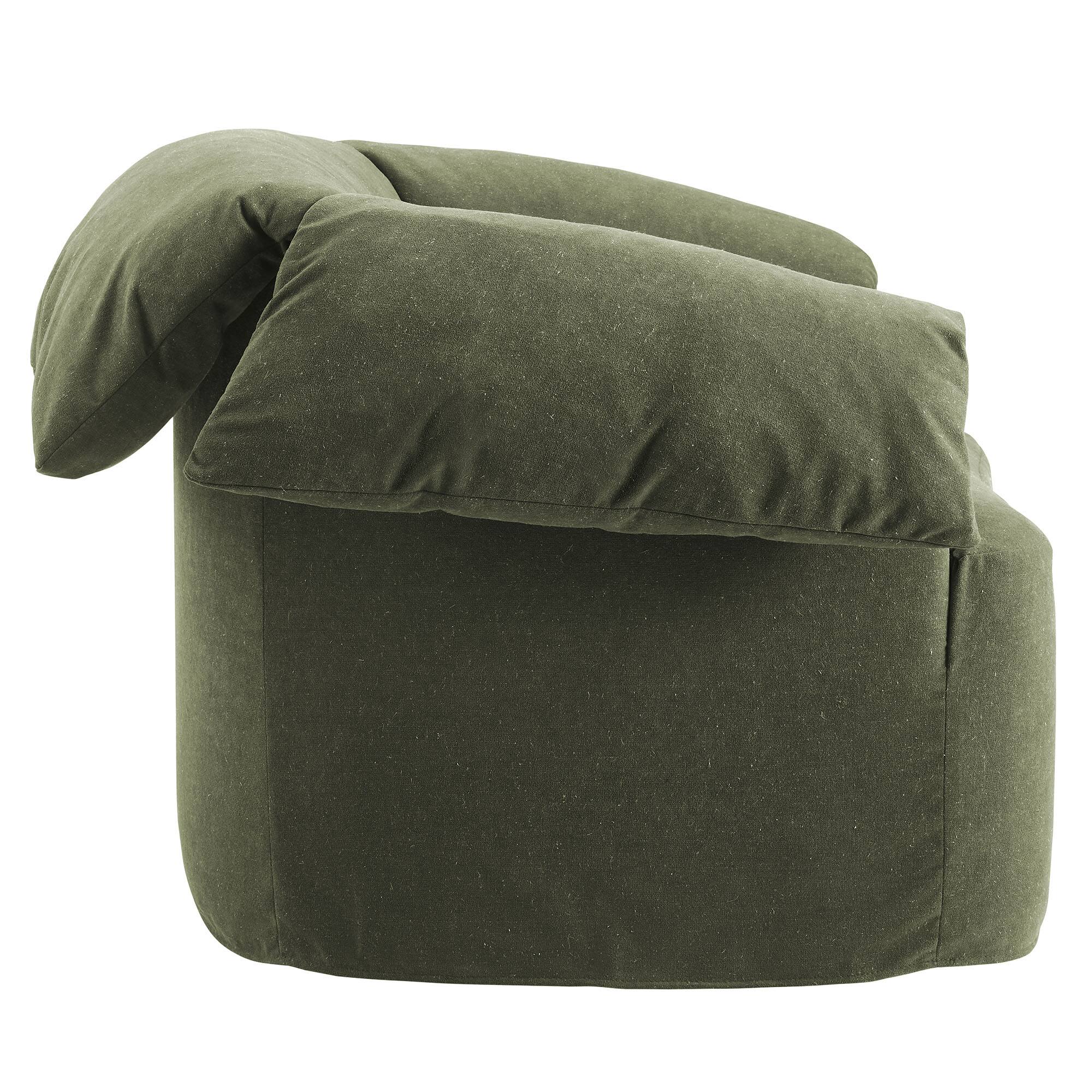 Alt View 2. Modway - Lark Slipcovered Fabric Oversized Armchair by Modway - Sage.