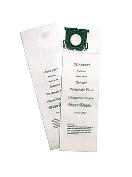 Green Klean - Triple Layer Vacuum Filter Bags, 10/Pack - White