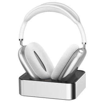 Ultra Supply Co Wireless Charging Dock for AirPods Max Silver Ultra Supply Co Wireless Charging Dock for AirPods Max Silver