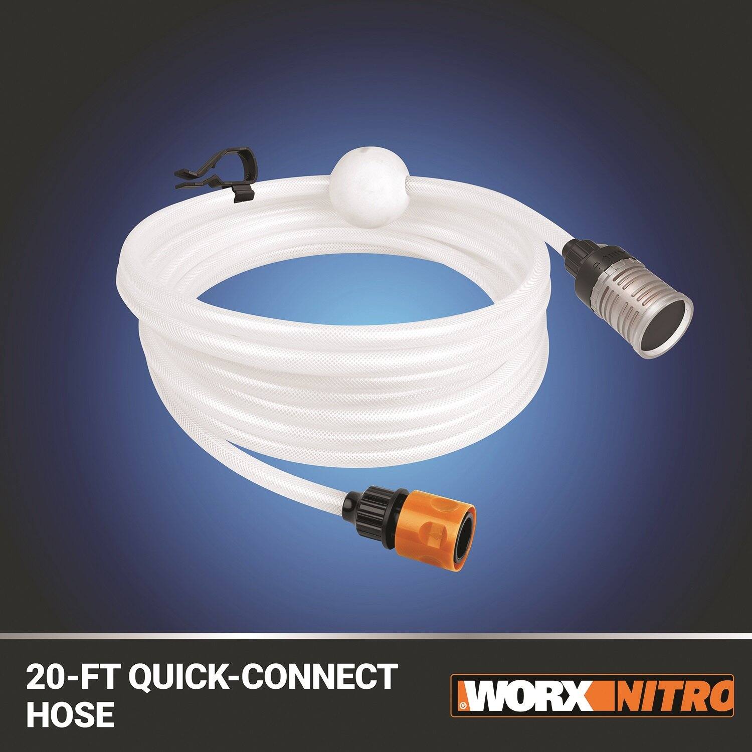 20-FT QUICK-CONNECT WORX NITRO HOSE