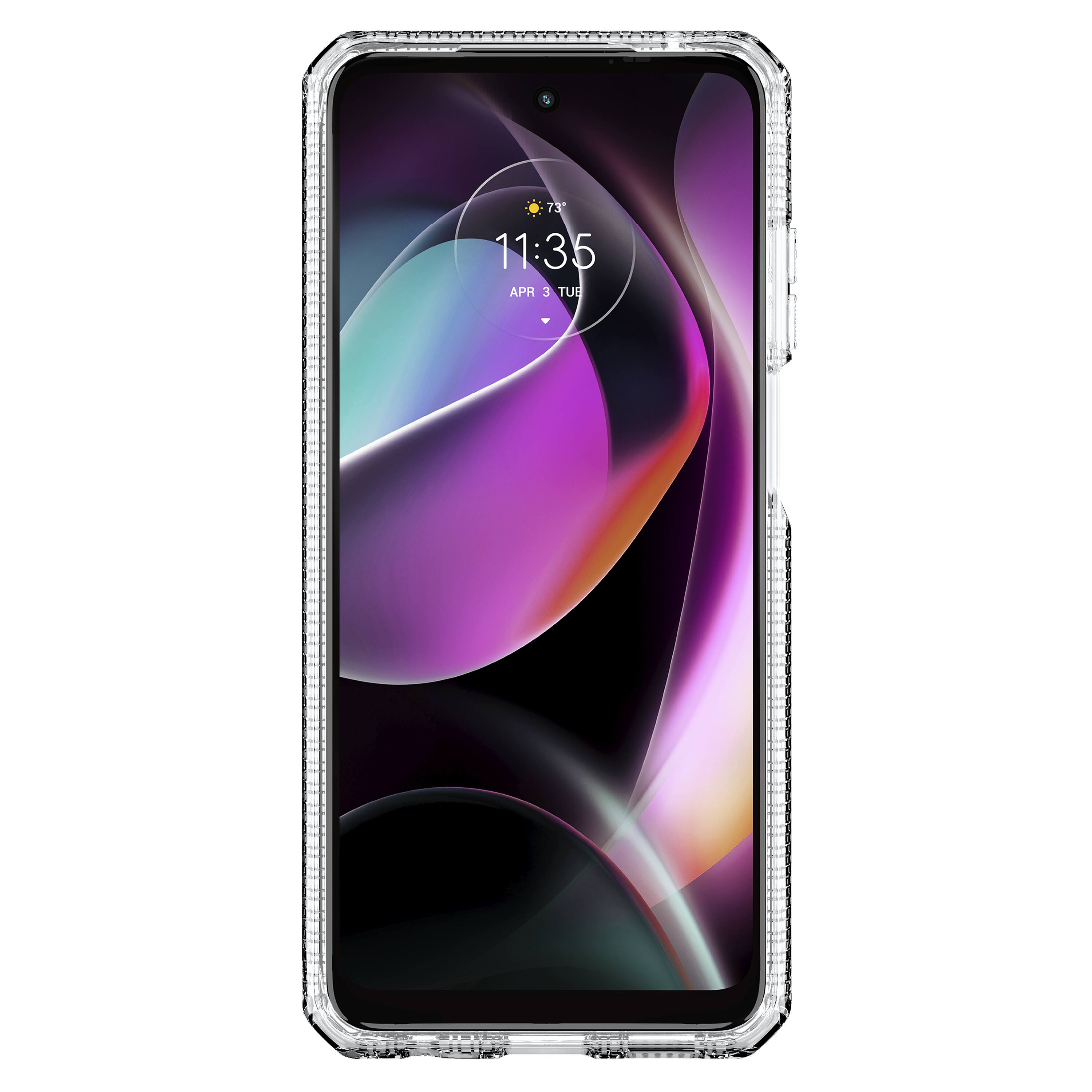 Angle. Itskins - ITSKINS - Spectrum Clear Case for Motorola Moto G 5G (2022) - Transparent.