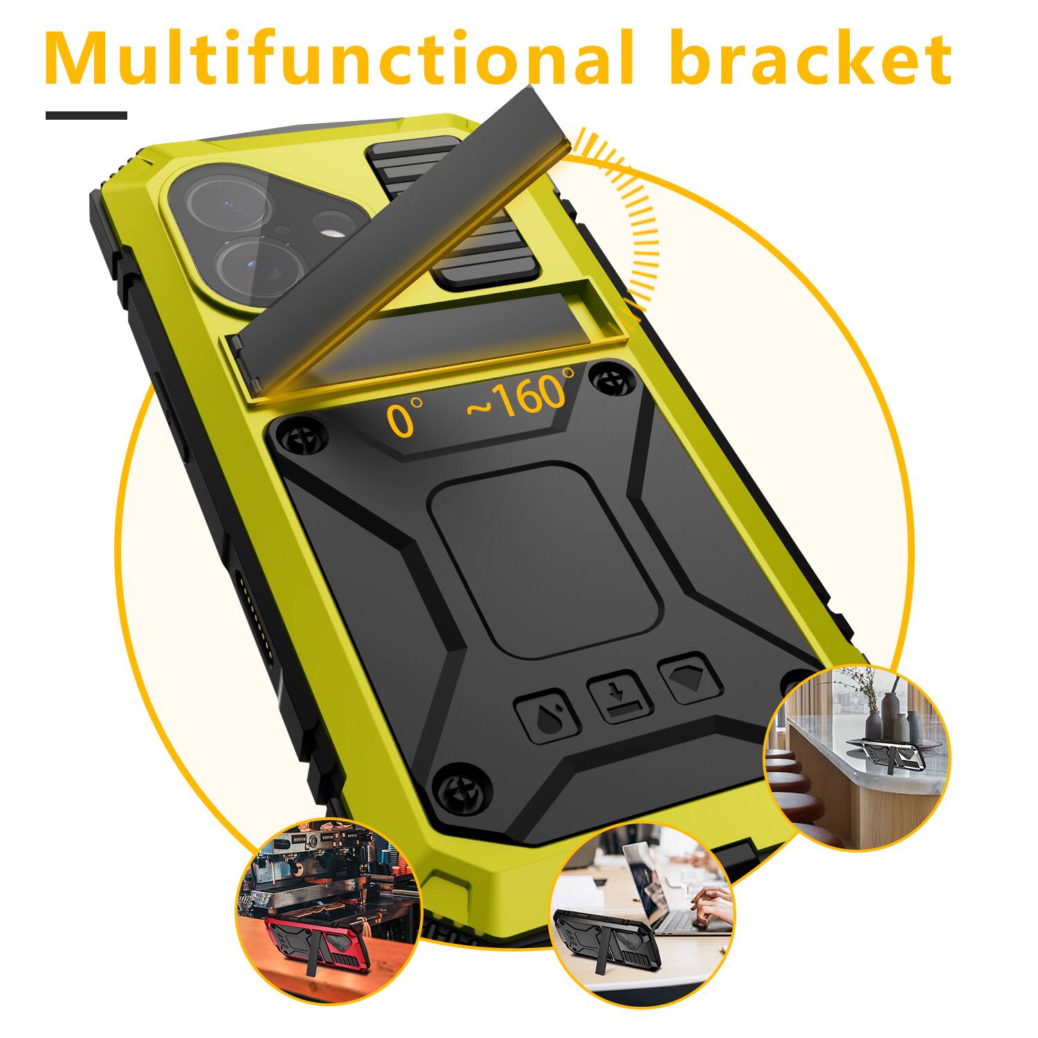 Multifunctional bracket 0° ~160°