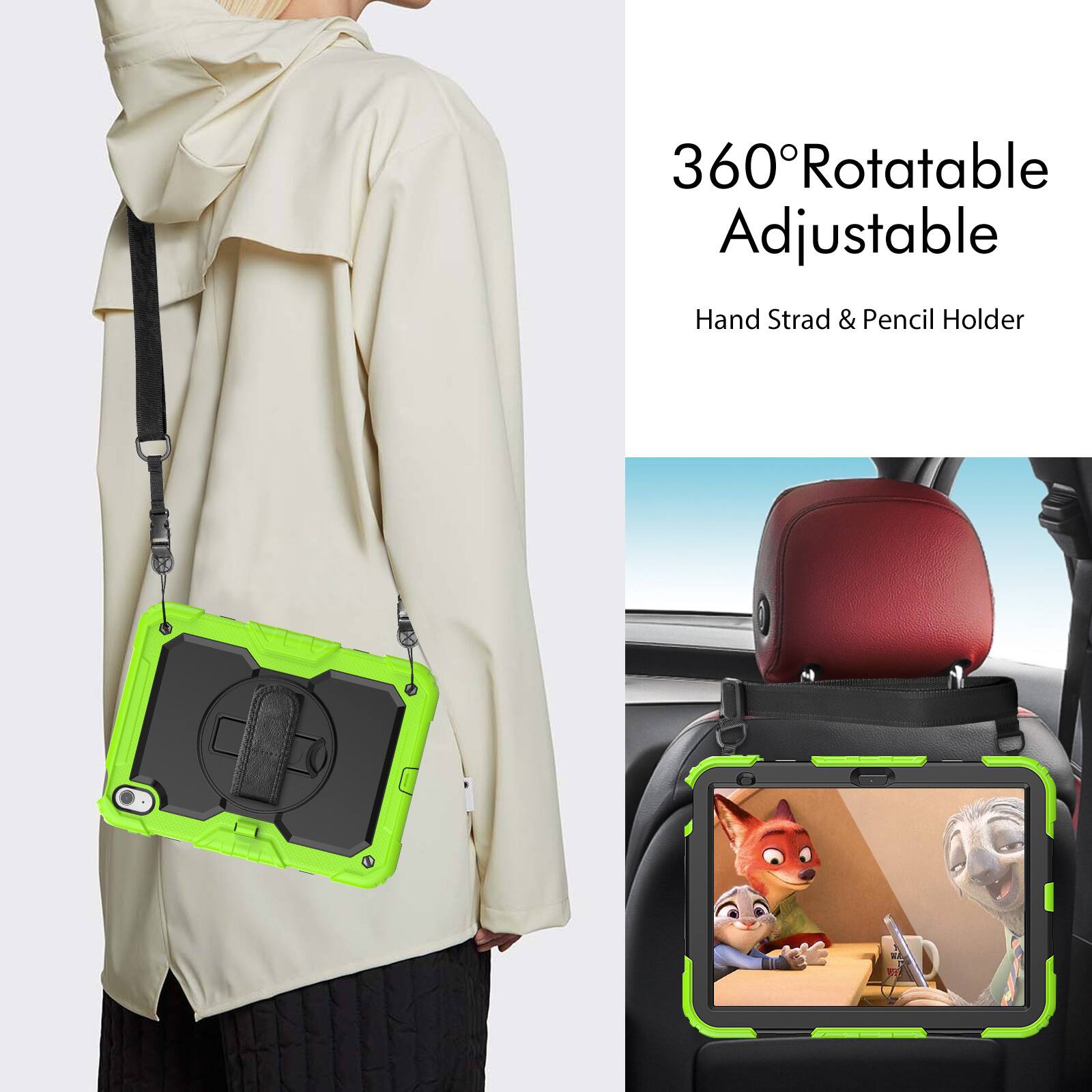 360° Rotatable Adjustable Hand Strad & Pencil Holder