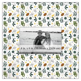 Fan Creations - Baylor Bears 10'' x 10'' Floral Pattern Frame - Multicolor