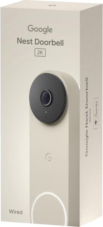 Google Nest Doorbell (wired, 3rd gen) Latest Model 2K Video and Google Nest Doorbell (wired, 3rd gen) Latest Model 2K Video and