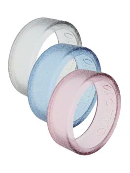 QALO - Unisex QRNT SLIM 3pk Covers Size 11 - Jelly