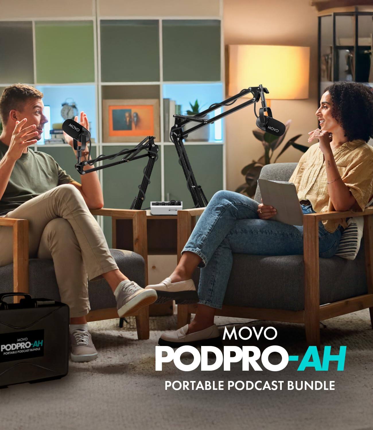 MOVO  
MOVO PODPRO-AH PORTABLE PODCAST BUNDLE